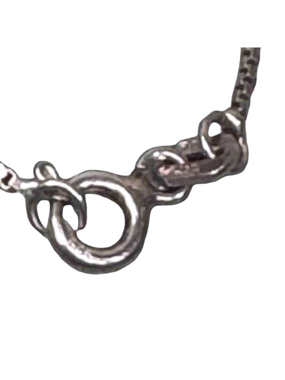 Sterling Silver Elephant Pendant Necklace Black Onyx Box Chain 24" Made In Italy - Picture 3 of 8